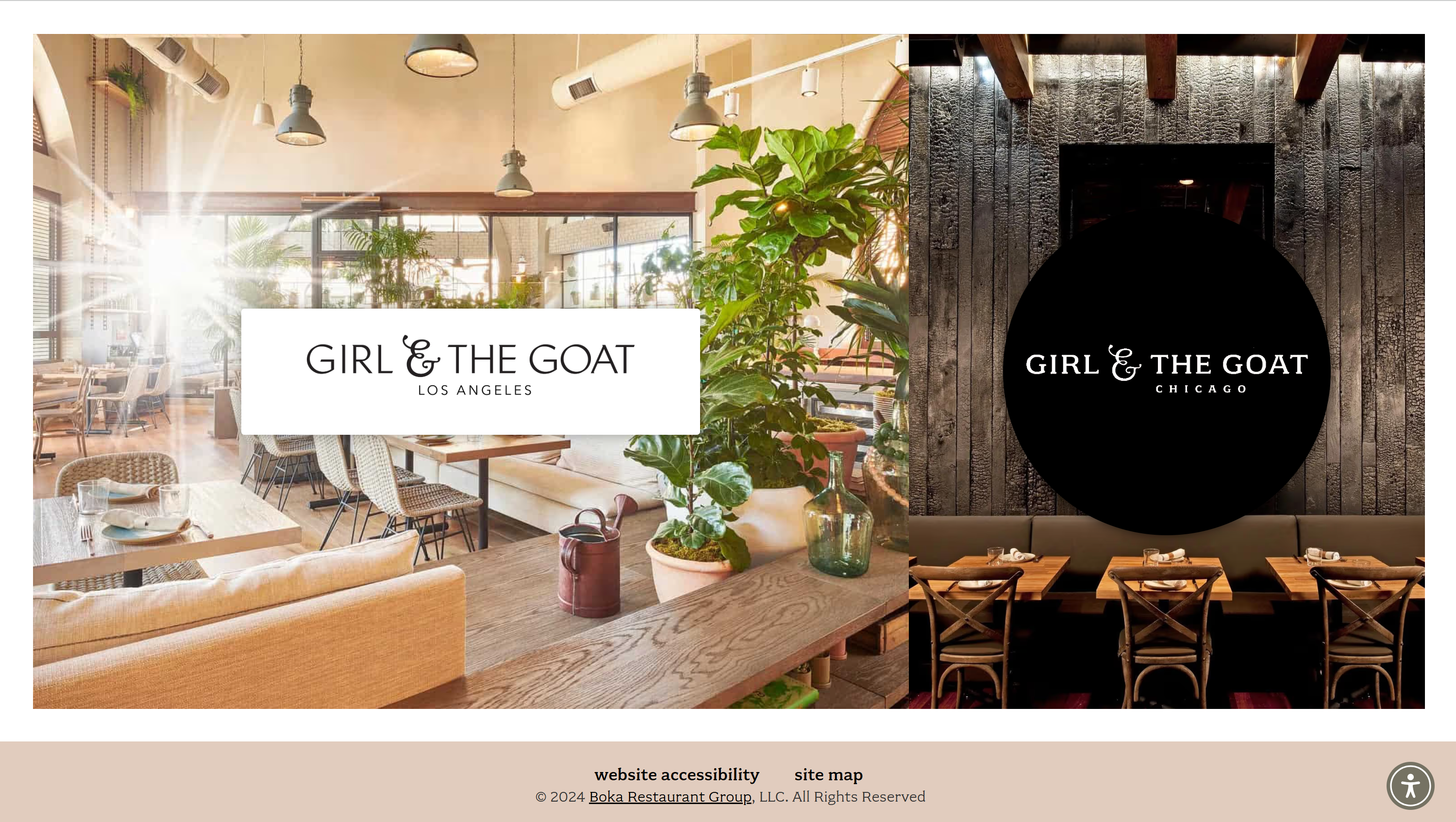 Proyecto web de restaurante Girl & The Goat
